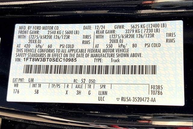 Photo of 2025 Agate Black Metallic Ford F-350