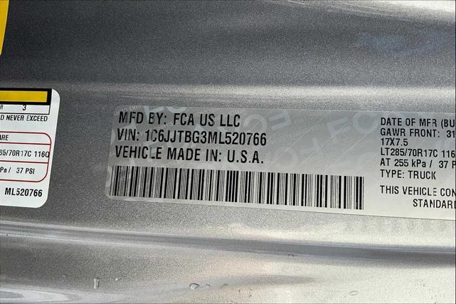 Photo of 2021 Billet Silver Metallic Clearcoat Jeep Gladiator
