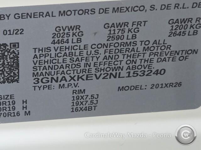 Photo of 2022 Summit White Chevrolet Equinox