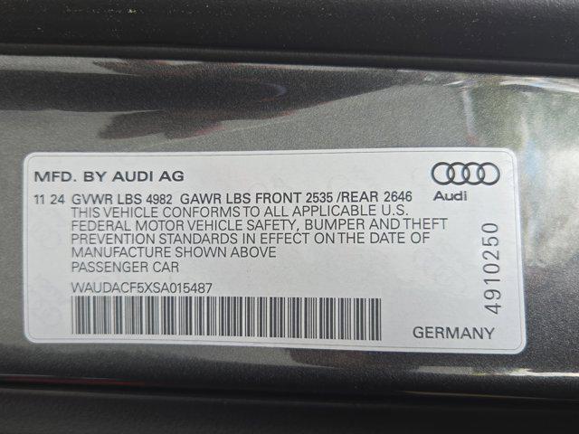 Photo of 2025 Daytona Gray Pearl Effect Audi A5 Sportback