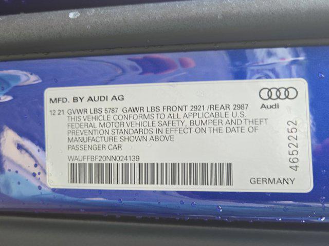 Photo of 2022 Ultra Blue Metallic Audi S6