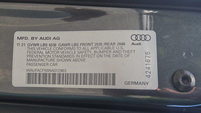 Photo of 2022 Daytona Gray Audi A5 Sportback