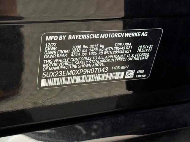 Photo of 2023 Black BMW X7