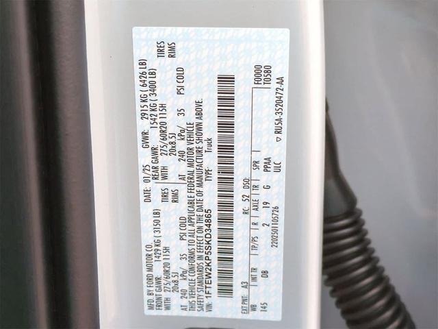 Photo of 2025 White Ford F-150