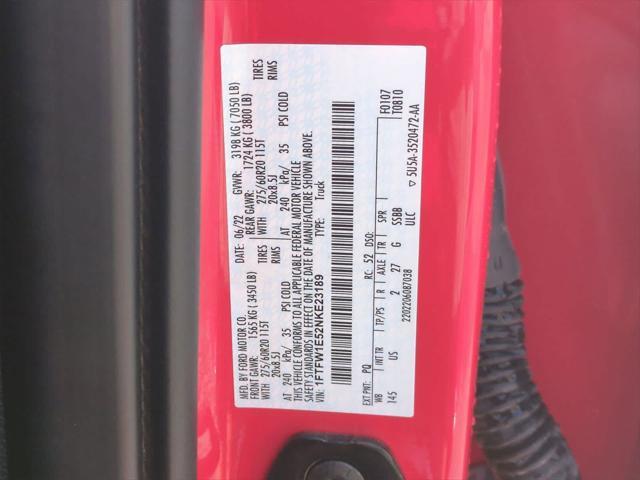 Photo of 2022 RACE RED Ford F-150