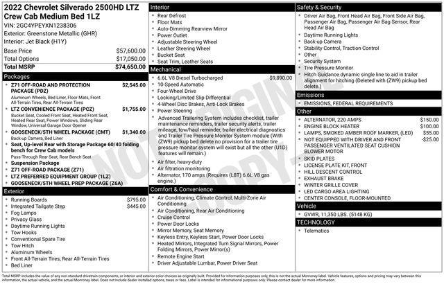 Photo of 2022 Greenstone Metallic Chevrolet Silverado 2500