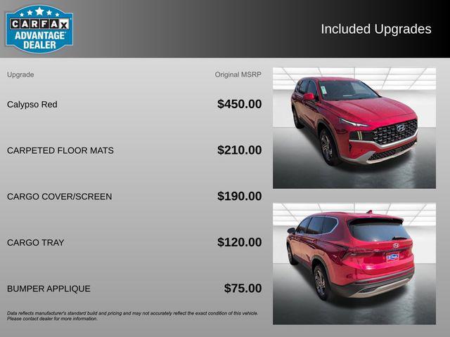 Photo of 2023 Calypso Red Hyundai SANTA FE