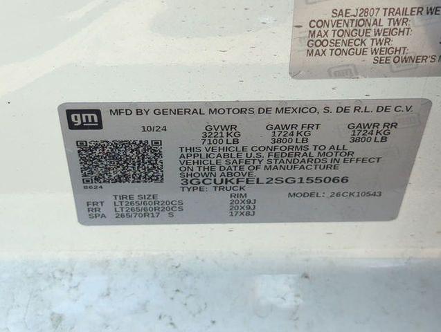 Photo of 2025 Summit White Chevrolet Silverado 1500