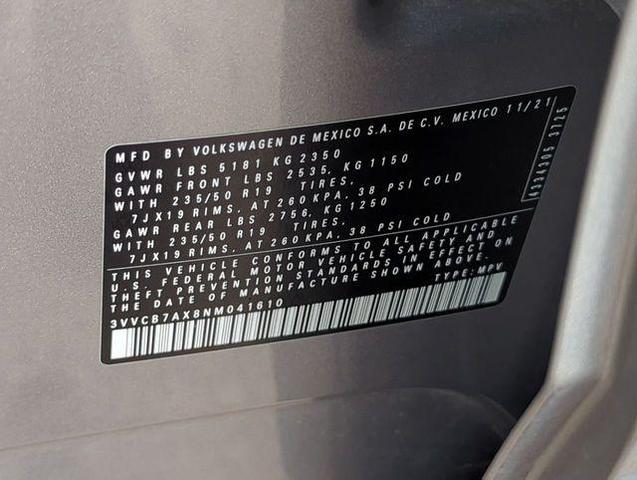Photo of 2022 Platinum Gray Metallic Volkswagen Tiguan