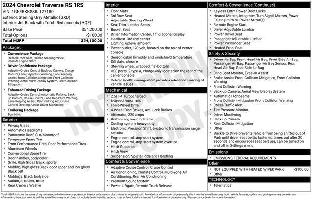 Photo of 2024 Sterling Gray Metallic Chevrolet Traverse