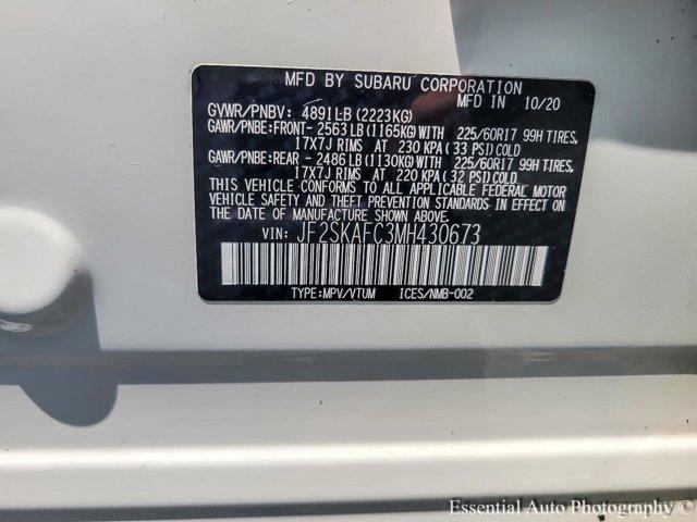 Photo of 2021 Crystal White Pearl Subaru Forester