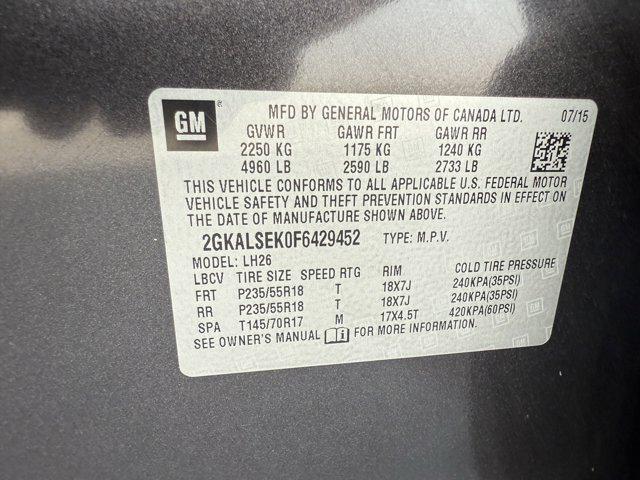 Photo of 2015 Iridium Metallic GMC Terrain