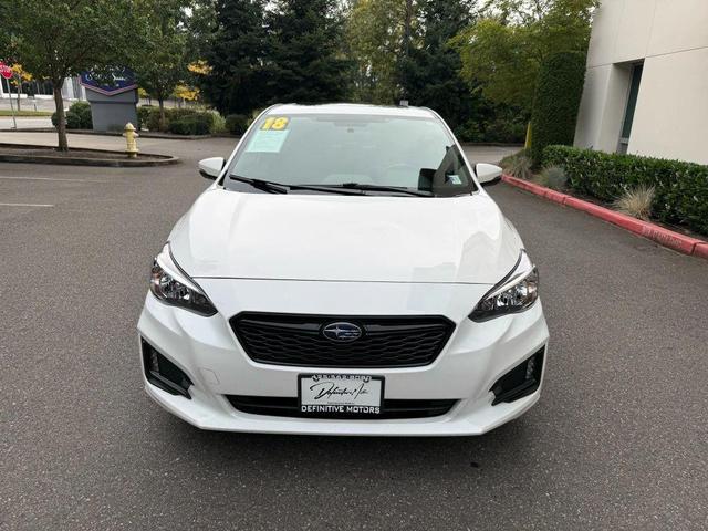 Photo of 2018 Crystal White Pearl Subaru Impreza