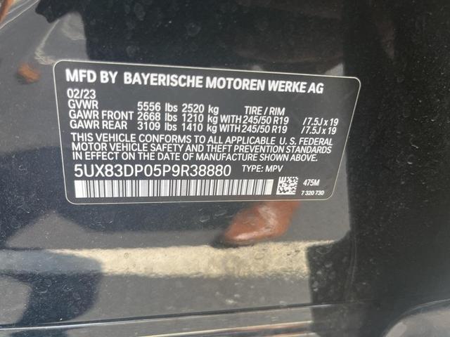 Photo of 2023 Black Sapphire Metallic BMW X3