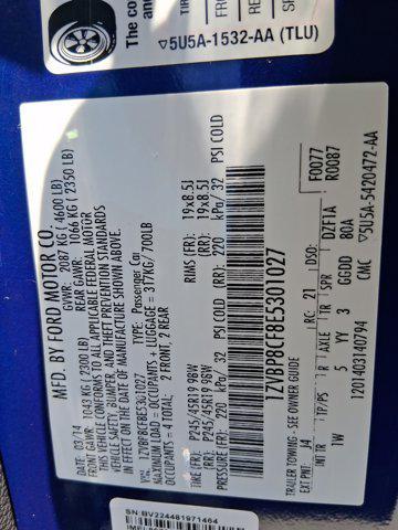 Photo of 2014 Blue Ford Mustang