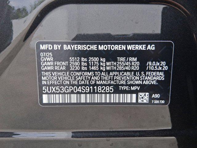 Photo of 2025 Dark Graphite Metallic BMW X3