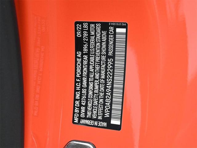 Photo of 2022 Lava Orange Porsche 911