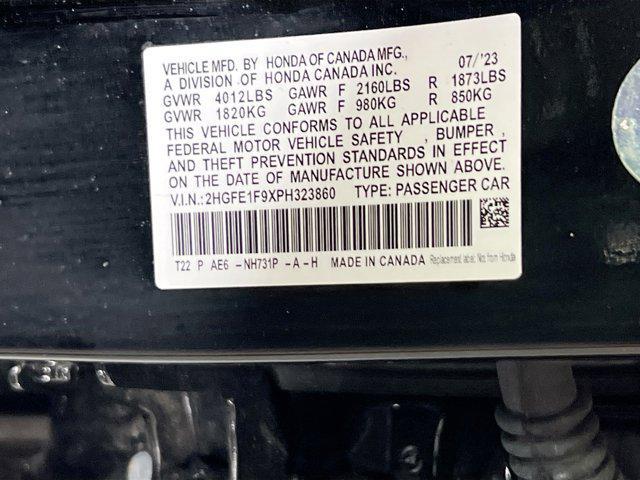 Photo of 2023 Black Honda Civic