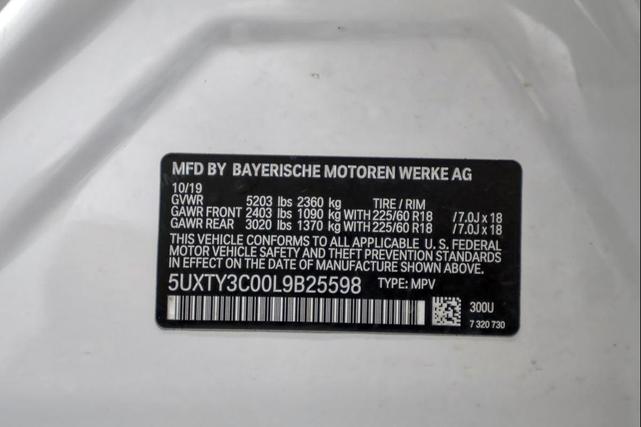 Photo of 2020 Alpine White BMW X3