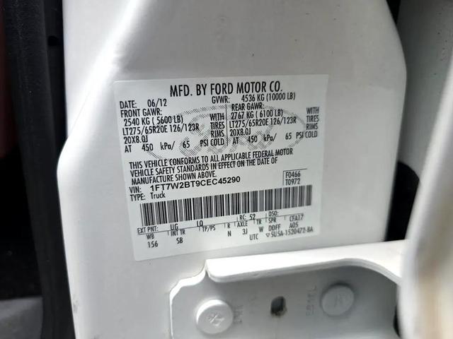 Photo of 2012 White Platinum Metallic Tri-Coat Ford F-250