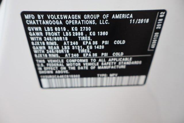 Photo of 2019 Pure White Volkswagen Atlas