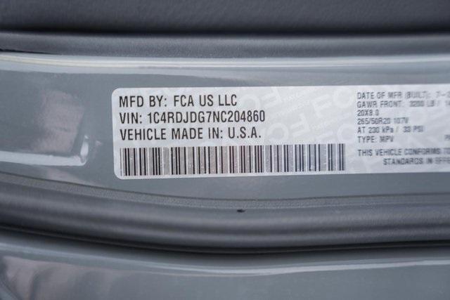 Photo of 2022 Destroyer Gray Clearcoat Dodge Durango