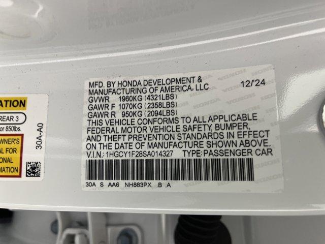 Photo of 2025 Platinum White Pearl Honda Accord