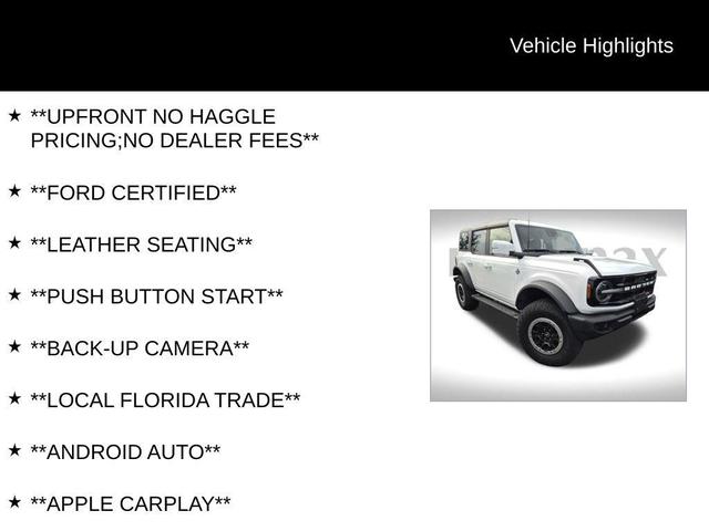 Photo of 2022 Oxford White Ford Bronco