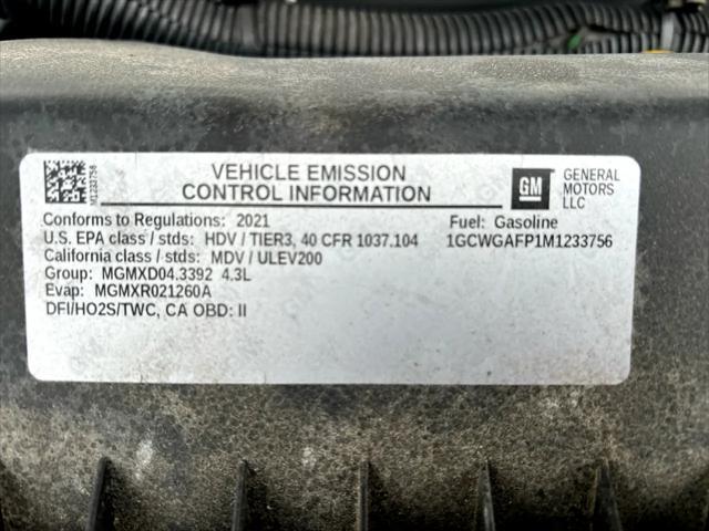 Photo of 2021 White Chevrolet Express 2500