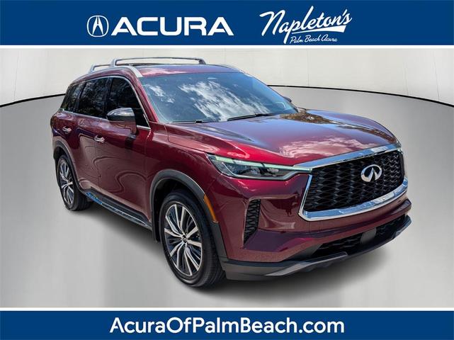 Photo of 2025 Deep Bordeaux INFINITI QX60