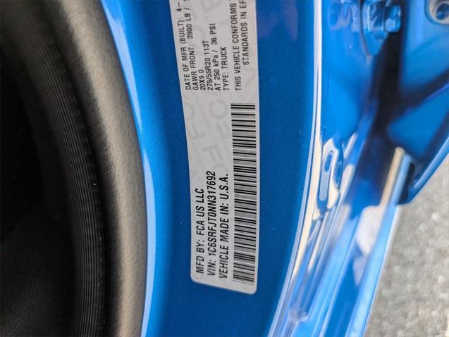 Photo of 2022 Hydro Blue Pearlcoat RAM 1500