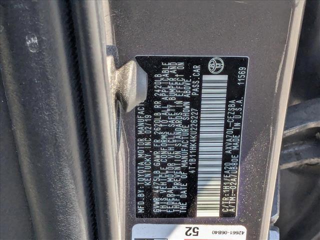 Photo of 2019 Predawn Gray Mica Toyota Camry