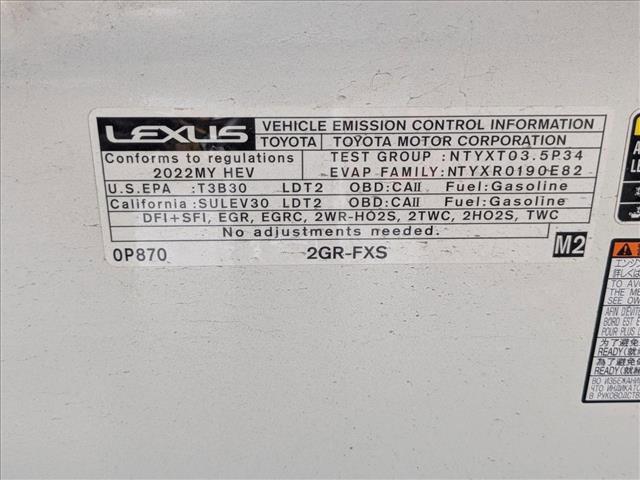 Photo of 2022 Eminent White Pearl Lexus RX 450h
