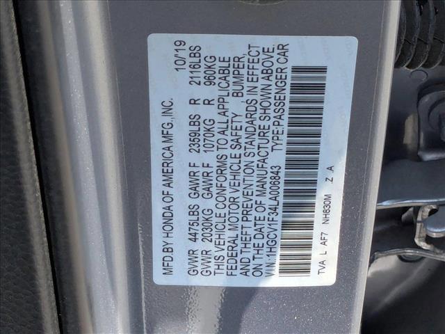Photo of 2020 Silver Honda Accord