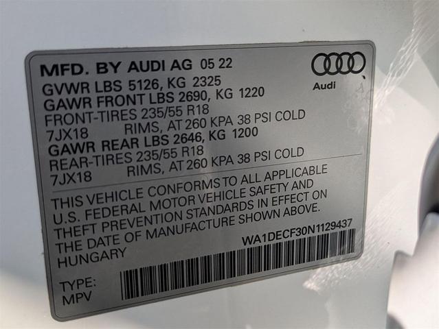 Photo of 2022 Ibis White Audi Q3
