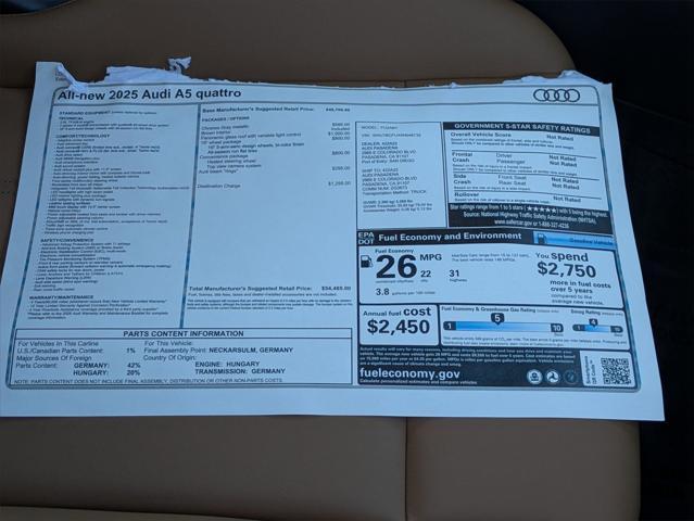 Photo of 2025 Chronos Gray Metallic Audi A5