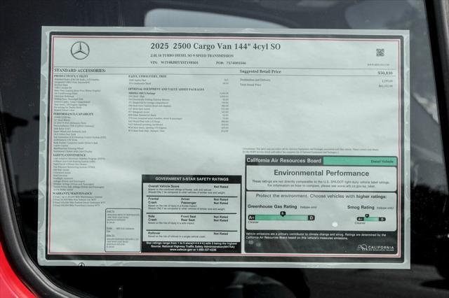 Photo of 2025 Jupiter Red Mercedes-Benz Sprinter 2500