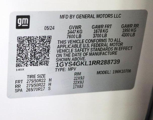 Photo of 2024 Crystal White Tricoat Cadillac Escalade