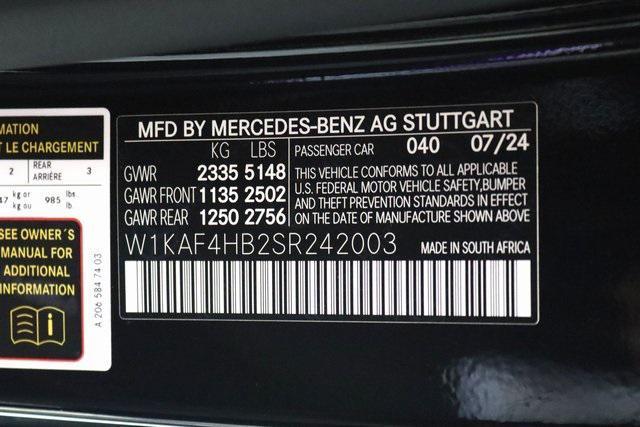 Photo of 2025 Black Mercedes-Benz C-Class