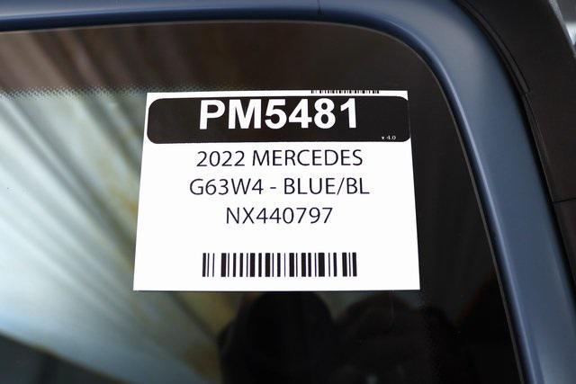 Photo of 2022 G manufaktur China Blue Mercedes-Benz AMG G 63