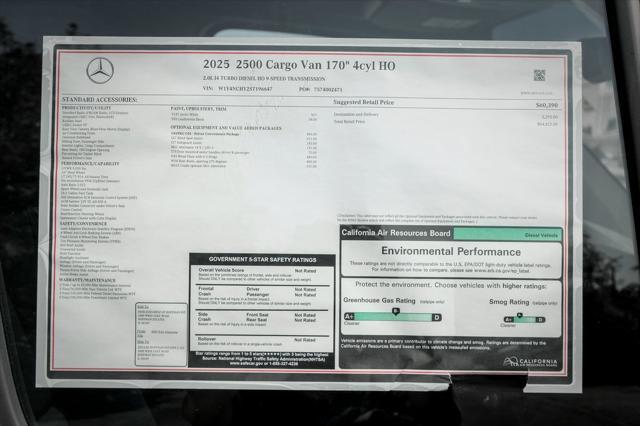 Photo of 2025 Arctic White Mercedes-Benz Sprinter 2500