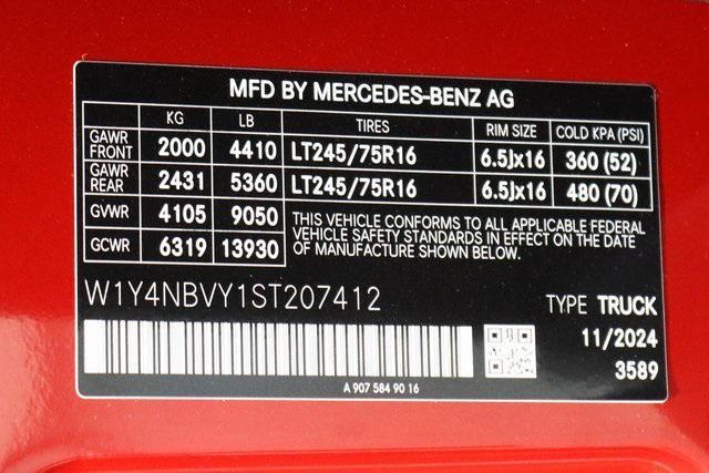 Photo of 2025 Jupiter Red Mercedes-Benz Sprinter 2500