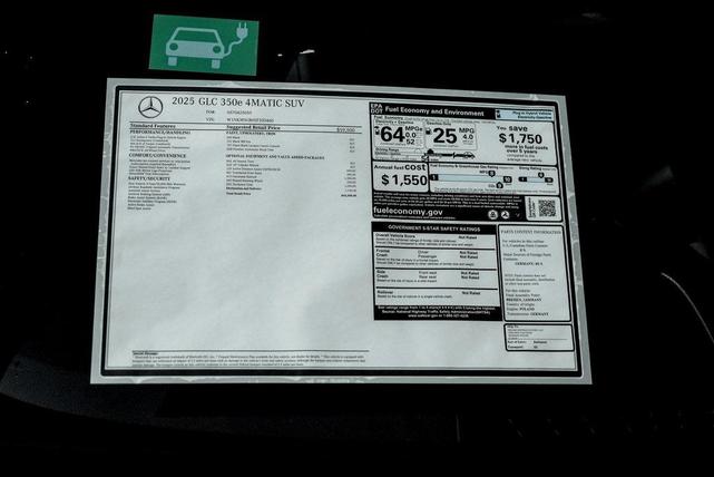 Photo of 2025 Black Mercedes-Benz GLC 350e