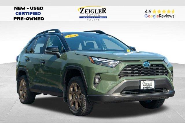 Photo of 2024 Army Green/Midnight Black Metallic Toyota RAV4 Hybrid