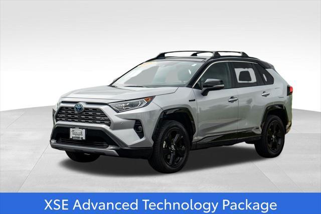 Photo of 2020 Silver Sky Metallic w/Midnight Black Roof Toyota RAV4 Hybrid