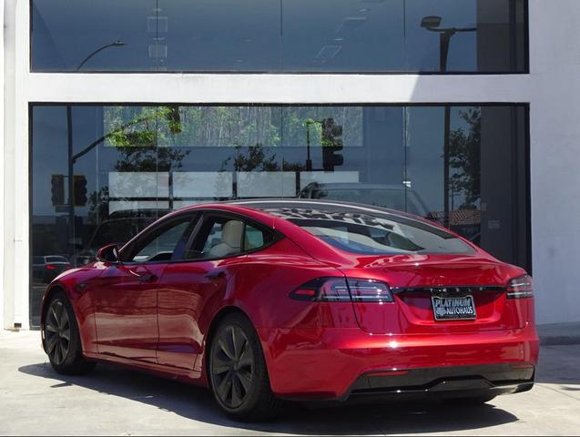 Photo of 2025 Ultra Red Tesla Model S