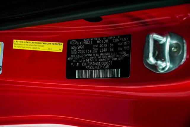 Photo of 2021 Racing Red w/Black Roof Hyundai Veloster N