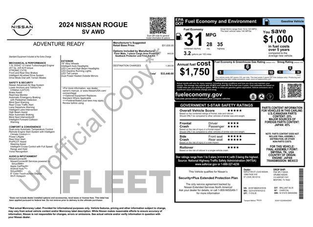 Photo of 2024 Brilliant Silver Metallic Nissan Rogue