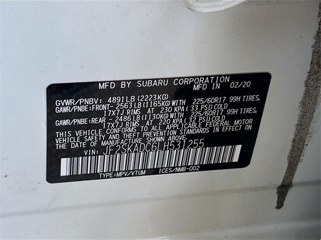 Photo of 2020 Crystal White Pearl Subaru Forester