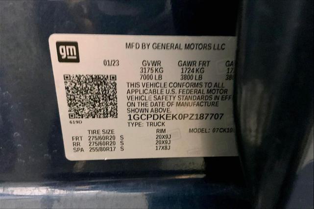 Photo of 2023 Northsky Blue Metallic Chevrolet Silverado 1500